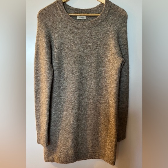 Wilfred Free Alpaca Tan Colour Wool-Blend Sweater Dress Fall Tunic - Picture 1 of 6